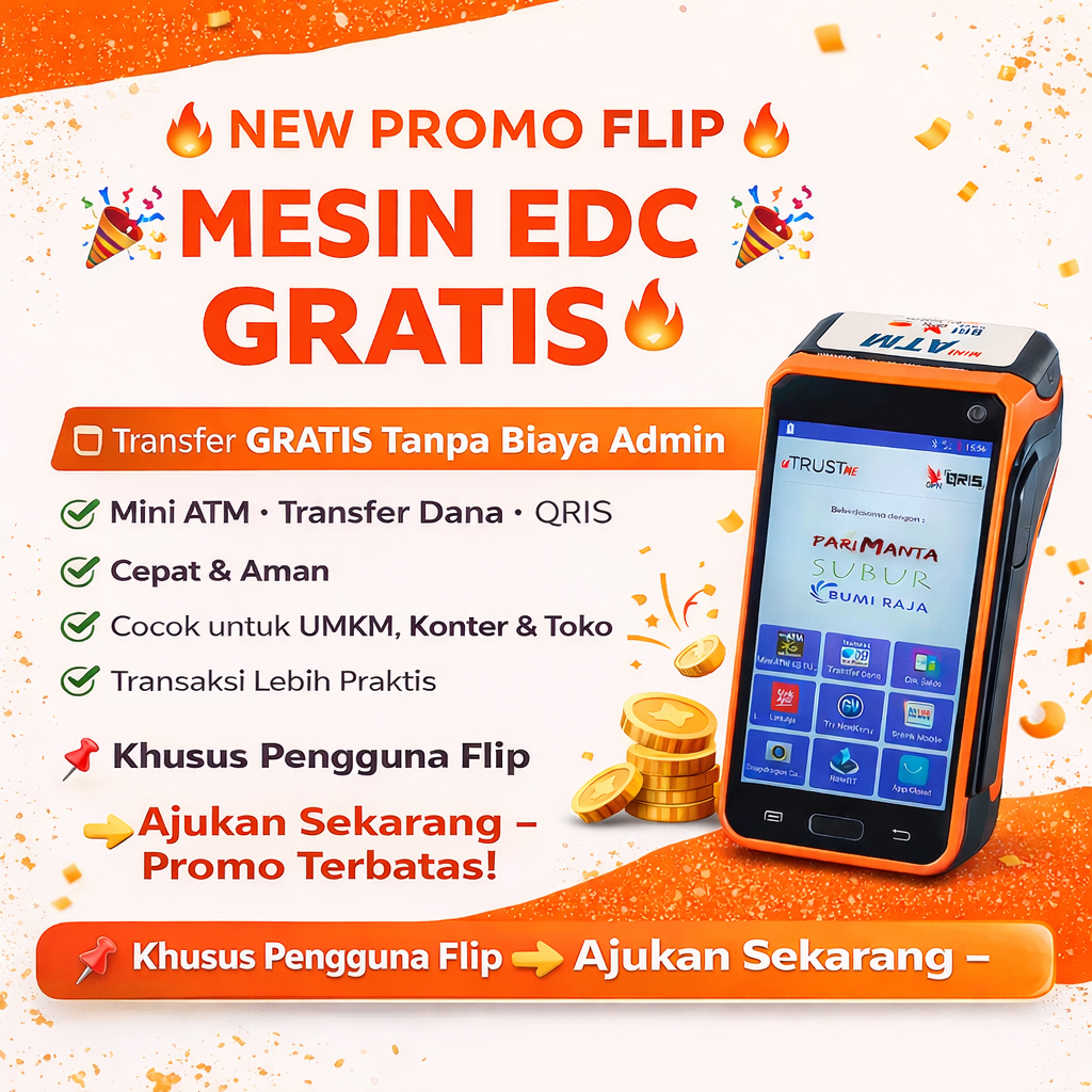 Promo Mesin EDC Gratis